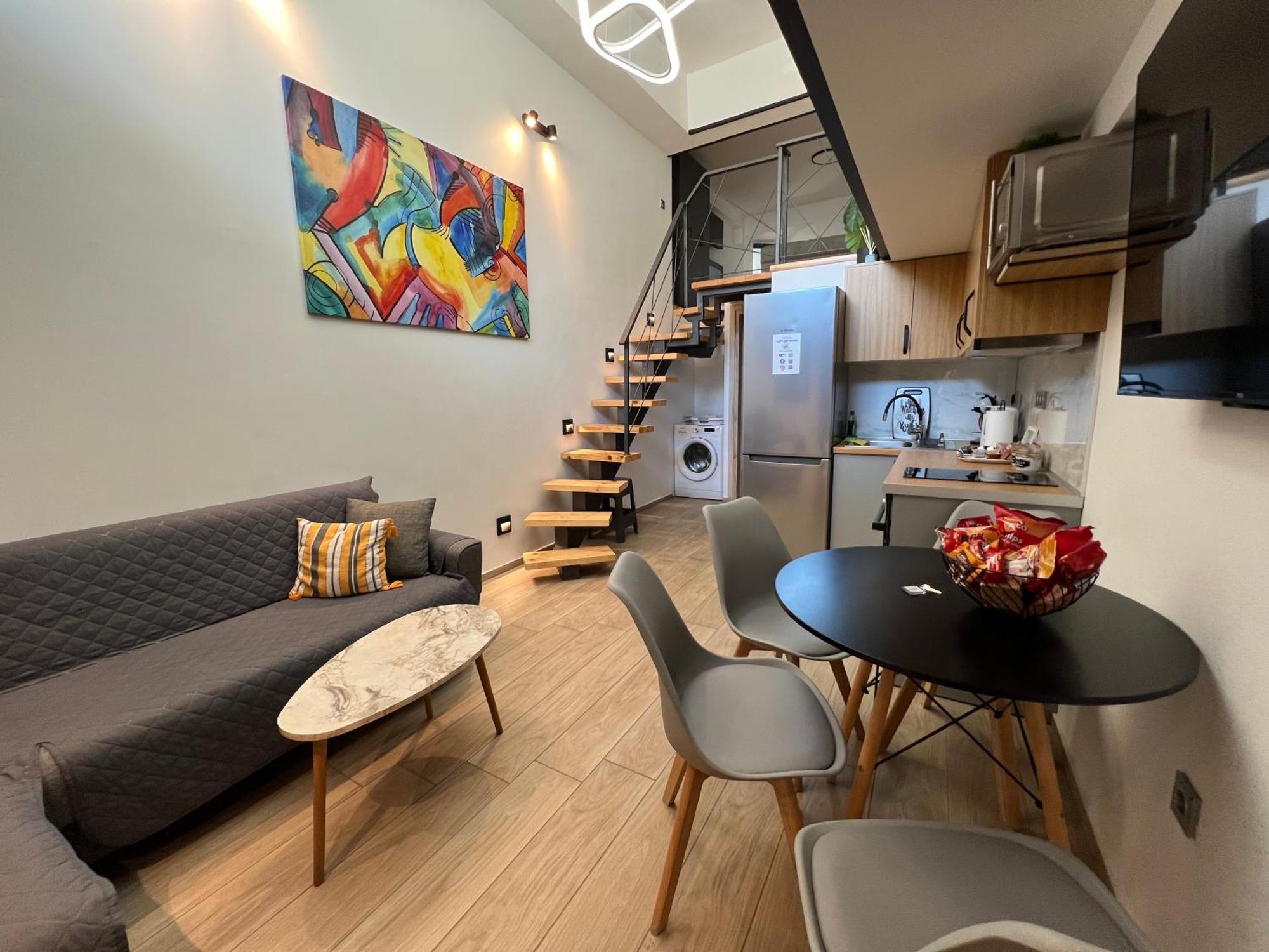 City Center Loft With Private Parking Kavála Eksteriør bilde